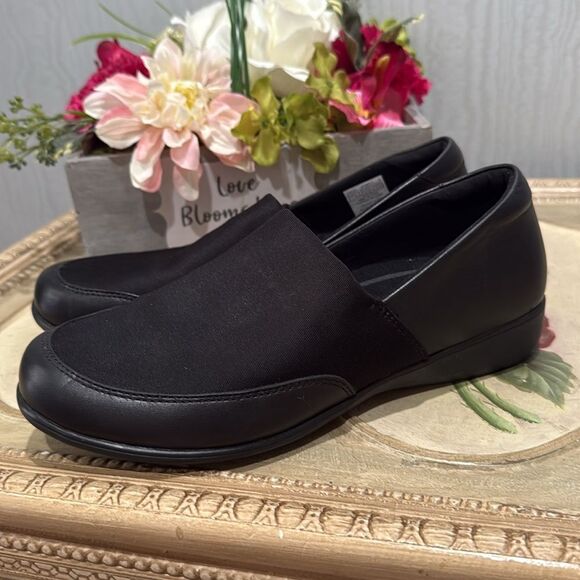 Aravon Abbey A-Line Shoes Loafers Black Sz 7 - Picture 4 of 14